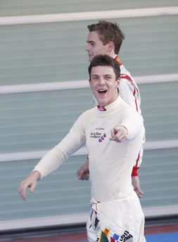 James Calado celebrates